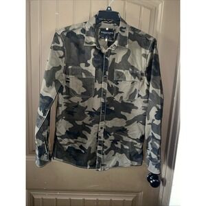 Denim & Flower Ricky Singh Womens Camo Sport Coat/Blazer Size M